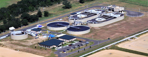 A Wastewater tank in Okaloosa, FL